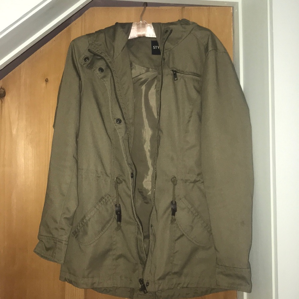 Olive green jacket